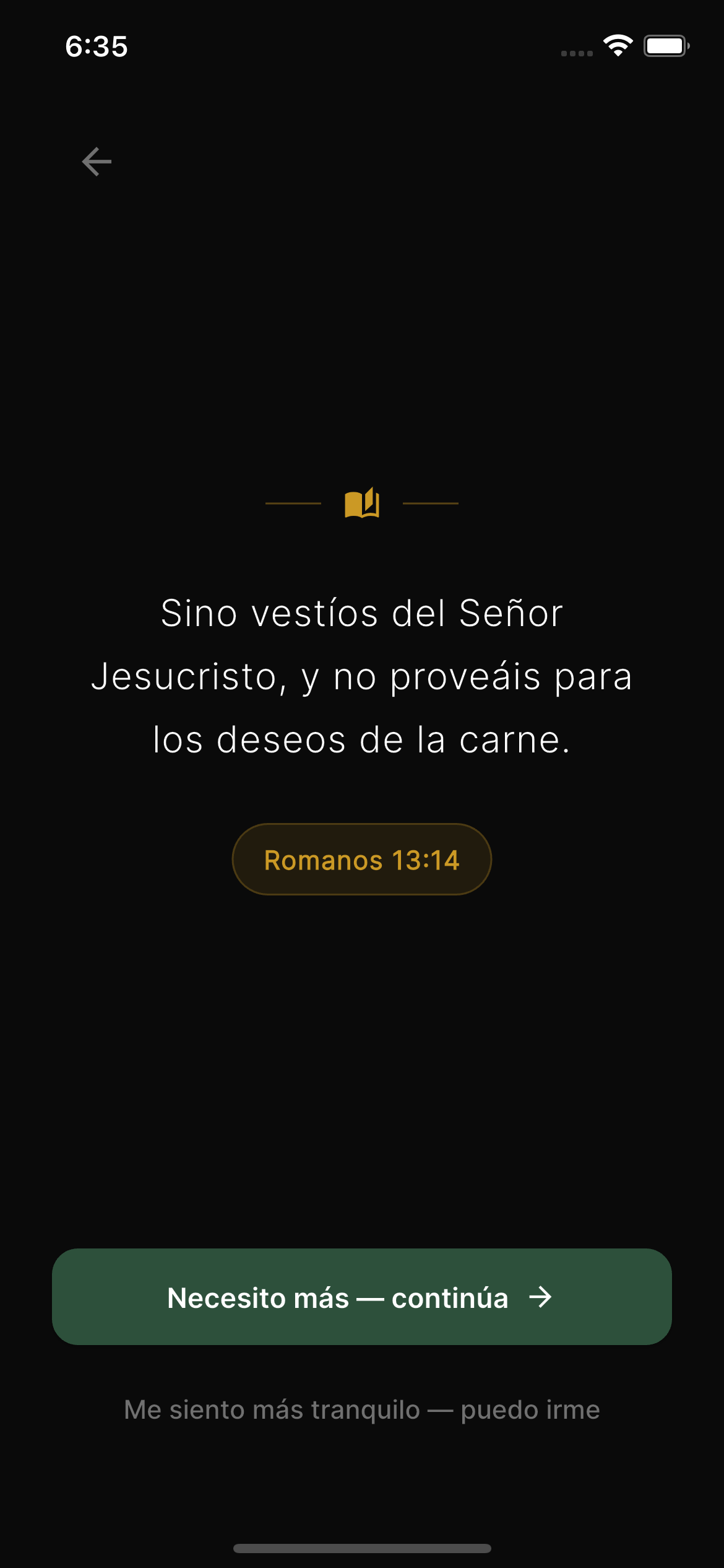 Scripture screen